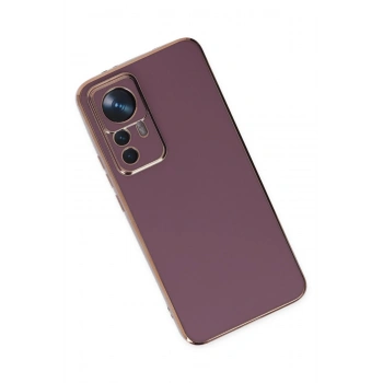 Xiaomi Mi 12T Pro Kılıf Volet Silikon - Mor