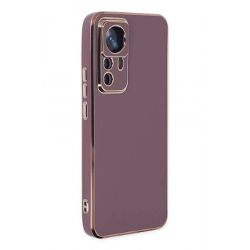 Xiaomi Mi 12T Pro Kılıf Volet Silikon - Mor