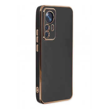 Xiaomi Mi 12T Pro Kılıf Volet Silikon - Siyah