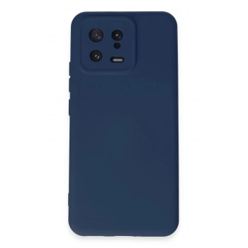Xiaomi Mi 13 Kılıf Nano içi Kadife Silikon - Lacivert