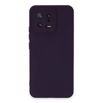 Xiaomi Mi 13 Kılıf Nano içi Kadife Silikon - Mor