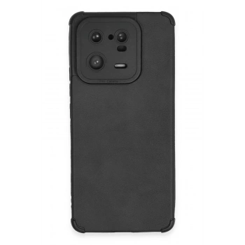 Xiaomi Mi 13 Pro Kılıf Loop Deri Silikon - Siyah