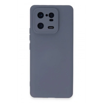 Xiaomi Mi 13 Pro Kılıf Nano içi Kadife Silikon - Gri