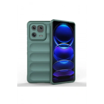 Xiaomi Mi 13 Pro Kılıf Optimum Silikon - Koyu Yeşil