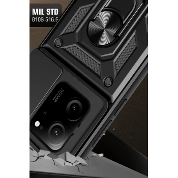 Xiaomi Mi 13T Pro Kılıf Pars Lens Yüzüklü Silikon - Yeşil