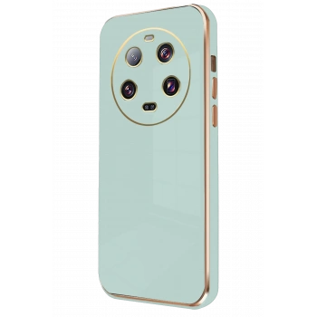 Xiaomi Mi 14 Ultra Kılıf Volet Silikon - Açık Yeşil