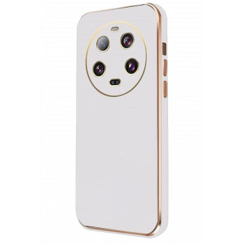 Xiaomi Mi 14 Ultra Kılıf Volet Silikon - Beyaz