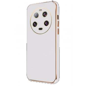 Xiaomi Mi 14 Ultra Kılıf Volet Silikon - Beyaz