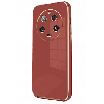 Xiaomi Mi 14 Ultra Kılıf Volet Silikon - Kırmızı