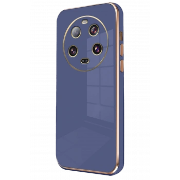 Xiaomi Mi 14 Ultra Kılıf Volet Silikon - Mavi