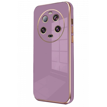 Xiaomi Mi 14 Ultra Kılıf Volet Silikon - Mor