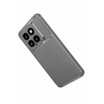 Xiaomi Mi 14T Kılıf Auto Focus Karbon Kapak - Gri