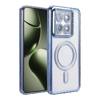 Xiaomi Mi 14T Pro Joke Simli Magneticsafe Kılıf - Mavi