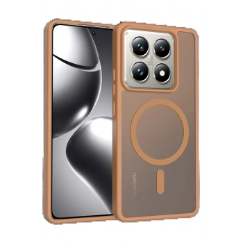 Xiaomi Mi 14T Pro Jota Magsafe Kapak - Çöl Titanyum