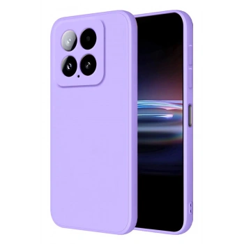 Xiaomi Mi 14T Pro Kılıf Nano içi Kadife Silikon - Lila