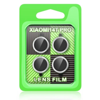 Xiaomi Mi 14T Pro Raze Metal Kamera Lens - Gümüş