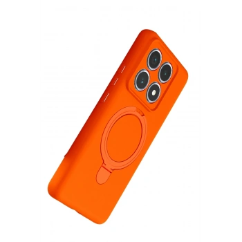 Xiaomi Mi 14T Pro Regal Magsafe Standlı Kapak - Turuncu