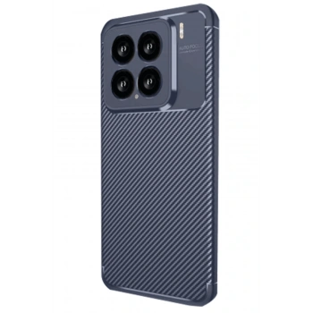 Xiaomi Mi 15 Kılıf Auto Focus Karbon Kapak - Lacivert