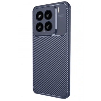 Xiaomi Mi 15 Kılıf Auto Focus Karbon Kapak - Lacivert