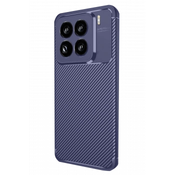 Xiaomi Mi 15 Pro Kılıf Auto Focus Karbon Kapak - Lacivert