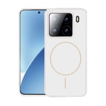 Xiaomi Mi 15 Pro Kılıf Jully Magsafe Kapak - Beyaz