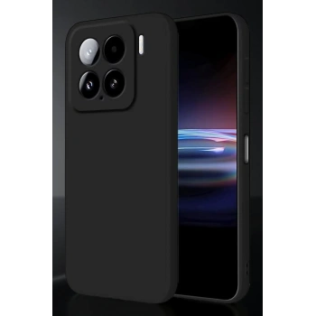 Xiaomi Mi 15 Pro Kılıf Nano içi Kadife Silikon - Siyah