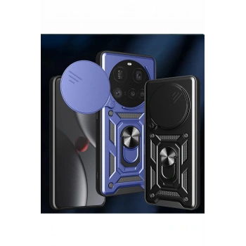 Xiaomi Mi 15 Ultra Kılıf Pars Lens Yüzüklü Silikon - Kırmızı