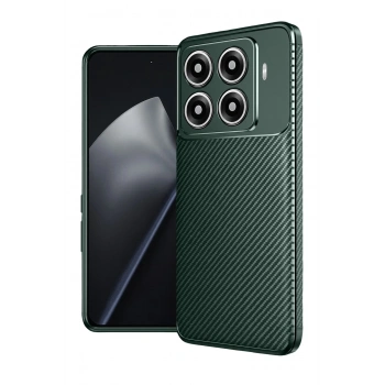 Xiaomi Mi 15T Pro Auto Focus Karbon Kapak - Koyu Yeşil