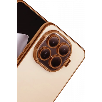 Xiaomi Mi 15T Pro Razer Lensli Silikon - Çöl Titanyum