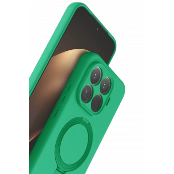 Xiaomi Mi 15T Pro Regal Magsafe Standlı Kapak - Yeşil