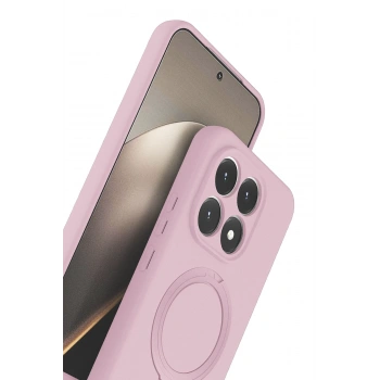 Xiaomi Mi 15T Regal Magsafe Standlı Kapak - Açık Pembe