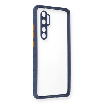 Xiaomi Mi Note 10 Lite Kılıf Miami Şeffaf Silikon - Gri