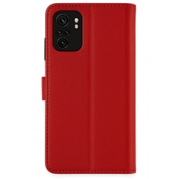 Xiaomi Mi Note 10 Trend S Plus Kapaklı Kılıf - Kırmızı