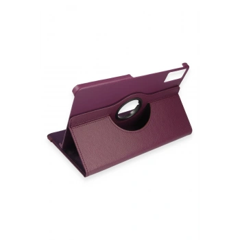 Xiaomi Pad 6 Kılıf 360 Tablet Deri Kılıf - Mürdüm