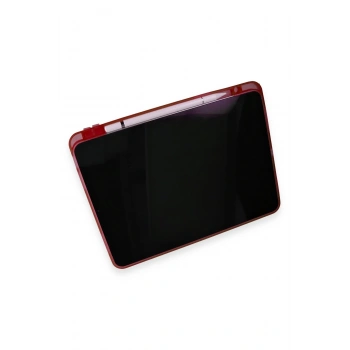 Xiaomi Pad 6 Kılıf Kalemlikli Mars Tablet Kılıfı - Kırmızı