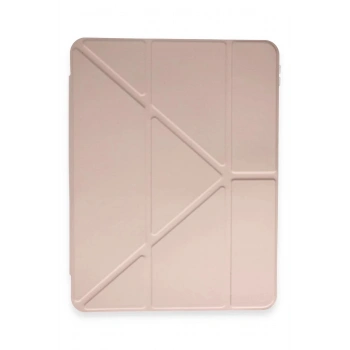 Xiaomi Pad 6 Kılıf Kalemlikli Mars Tablet Kılıfı - Rose Gold
