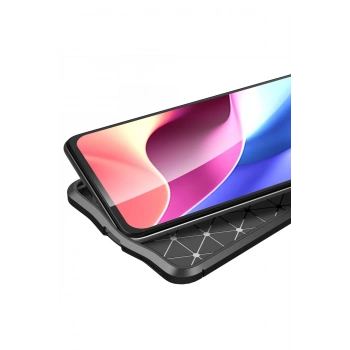 Xiaomi Poco F3 Kılıf Auto Focus Kapak - Siyah