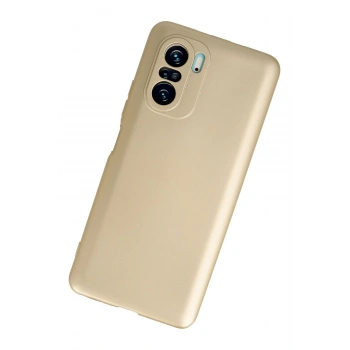 Xiaomi Poco F3 Kılıf First Silikon - Gold