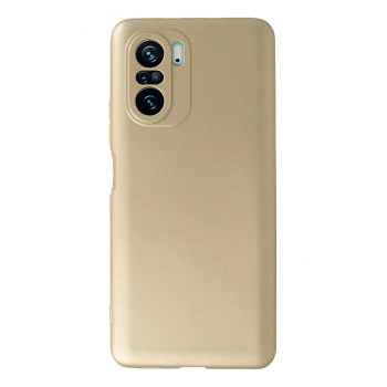 Xiaomi Poco F3 Kılıf First Silikon - Gold