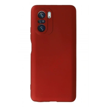 Xiaomi Poco F3 Kılıf First Silikon - Kırmızı