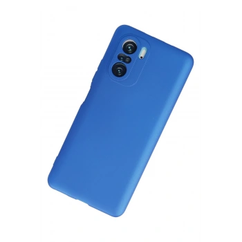 Xiaomi Poco F3 Kılıf First Silikon - Mavi