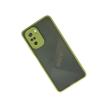 Xiaomi Poco F3 Kılıf Montreal Silikon Kapak - Açık Yeşil