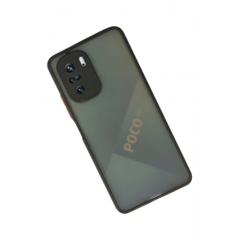 Xiaomi Poco F3 Kılıf Montreal Silikon Kapak - Siyah