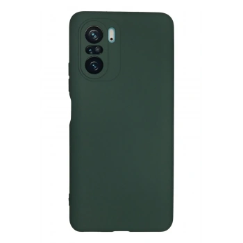 Xiaomi Poco F3 Kılıf Nano içi Kadife Silikon - Koyu Yeşil