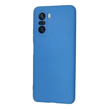 Xiaomi Poco F3 Kılıf Nano içi Kadife Silikon - Mavi