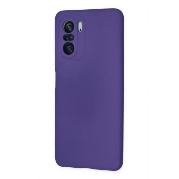 Xiaomi Poco F3 Kılıf Nano içi Kadife Silikon - Mor