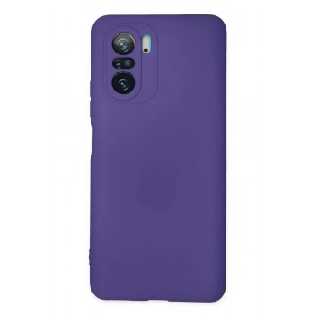 Xiaomi Poco F3 Kılıf Nano içi Kadife Silikon - Mor