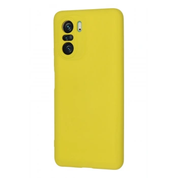 Xiaomi Poco F3 Kılıf Nano içi Kadife Silikon - Sarı