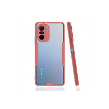 Xiaomi Poco F3 Kılıf Platin Silikon - Pembe