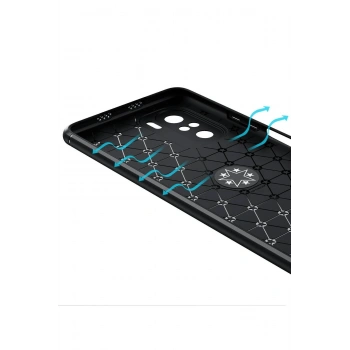 Xiaomi Poco F3 Kılıf Range Yüzüklü Silikon - Mavi